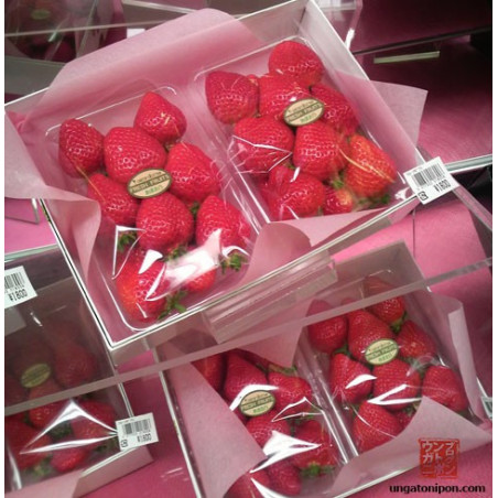 Fresas de temporada. Producto marca España.