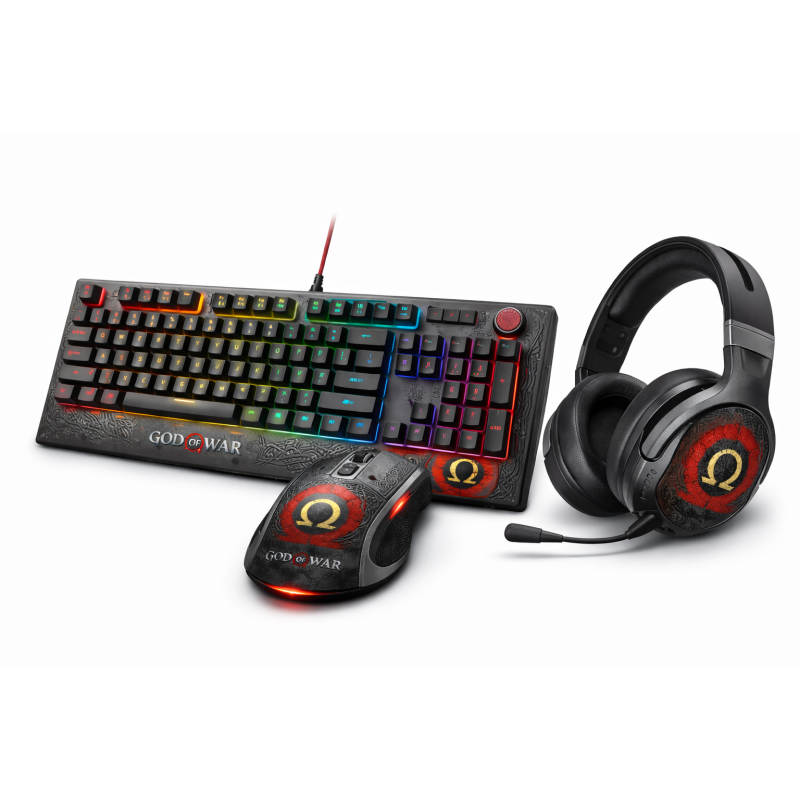 Pack Gaming Completo Teclado Ratón Cascos |  Ragnarok