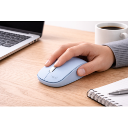Silent Wireless Mouse Blue | SoftClick