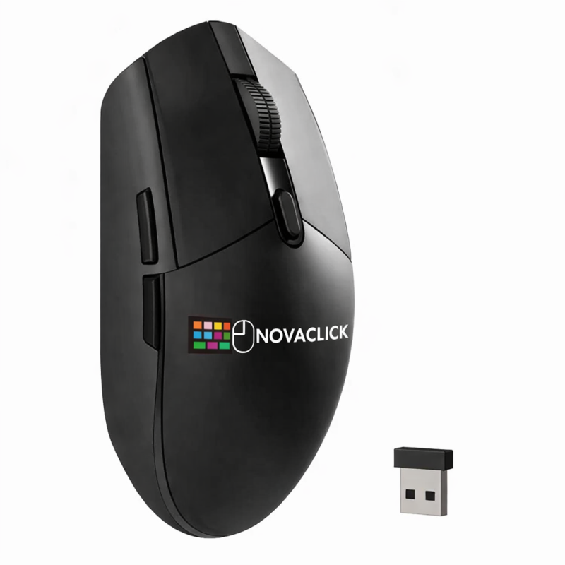 NOVACLICK 2.4G Wireless Mouse – Ergonomic Design, Optical Precision & USB Connection