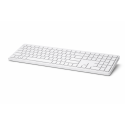 Teclado Profesional Inalámbrico Blanco | OfficeCore K100