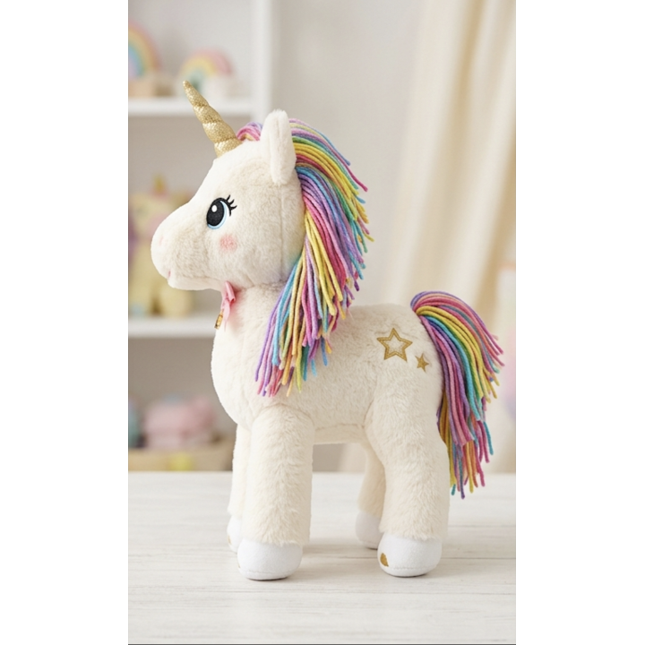 Unicornio de Peluche Arcoíris | Juguete Mágico