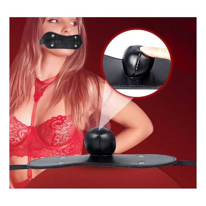 Bâillon BDSM doux au toucher Juguet-X