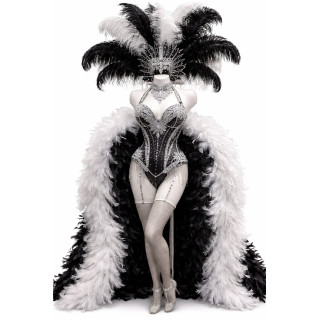 Disfraz de "showgirl" de Las Vegas
