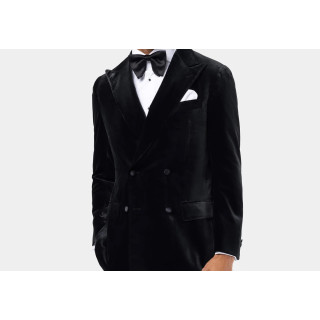Velvet smoking costume