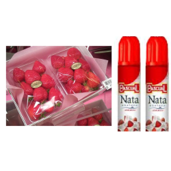 Pack oferta fresas con nata