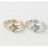 Anello per doppia narice con diamante