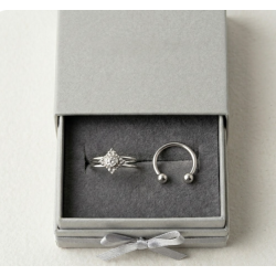 Silbernes Nasenpiercing-Set | Elegantes Design und hohe Qualität