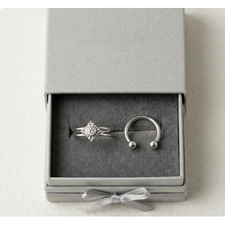 Set di piercing per il naso in argento | Design elegante e qualità