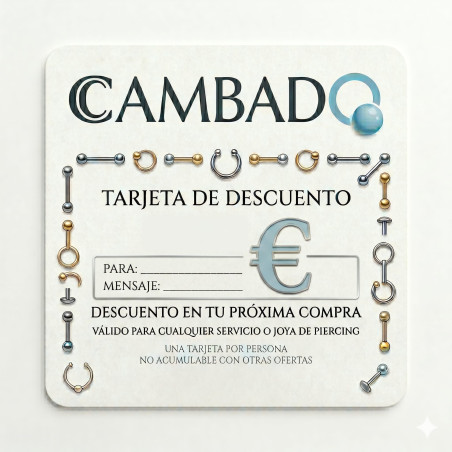 Tarjeta Regalo Personalizable