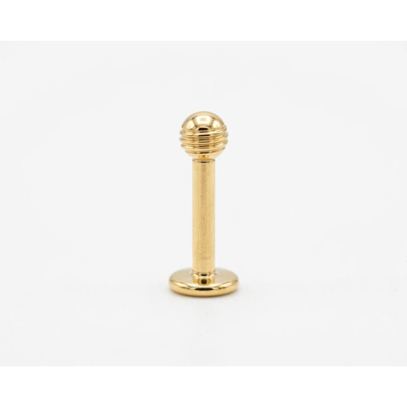 Labret con pallina a righe