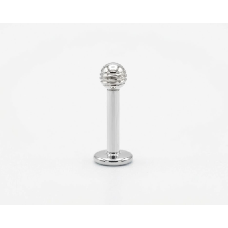 Labret con pallina a righe