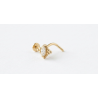 Piercing Helix con Cierre Plano - Oro y Plata