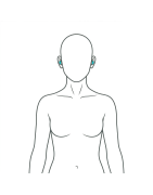 Pieza de piercing en función de la parte del cuerpo