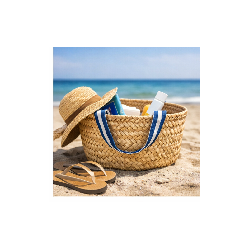 Cestillo playa personalizable