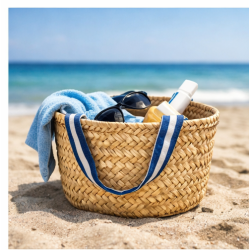 customizable beach basket