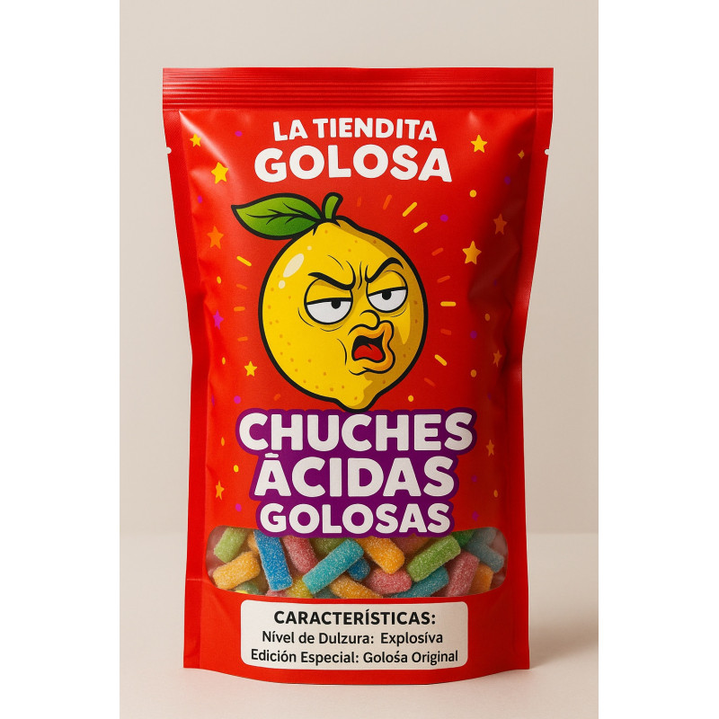 "CARACTERISTICAS" Chuches Ácidas Golosas "CARACTERISTICAS" Chuches Ácidas Golosas