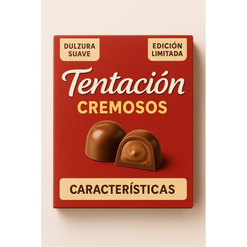 "CARACTERISTICAS" Tentación Cremosos "CARACTERISTICAS" Tentación Cremosos