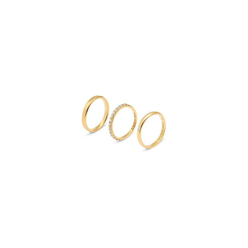 Pack de anillos de oro premium