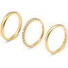 Pack de anillos de oro premium
