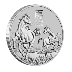 Moneda de plata 0.5 onza - Australian Lunar Horse 2026