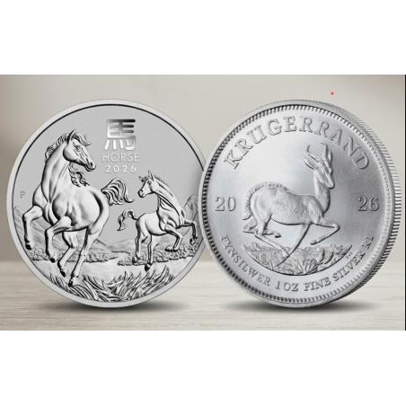 Pack monedas de plata 1.5 onza