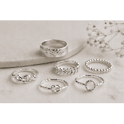 Anillo de plata.
