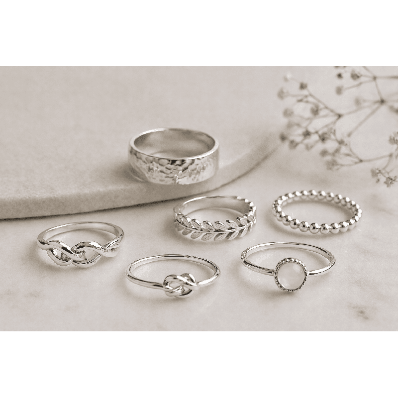 Anillo de plata.