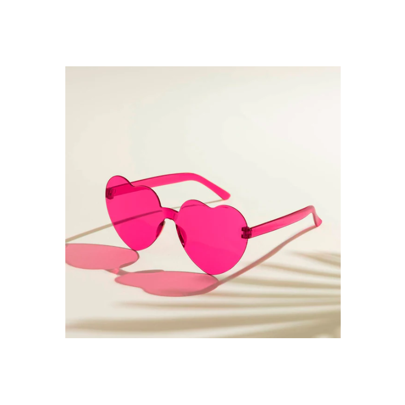 gafas de corazón