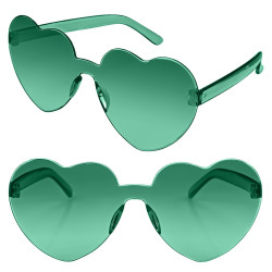 gafas de corazón