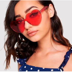 gafas de corazón