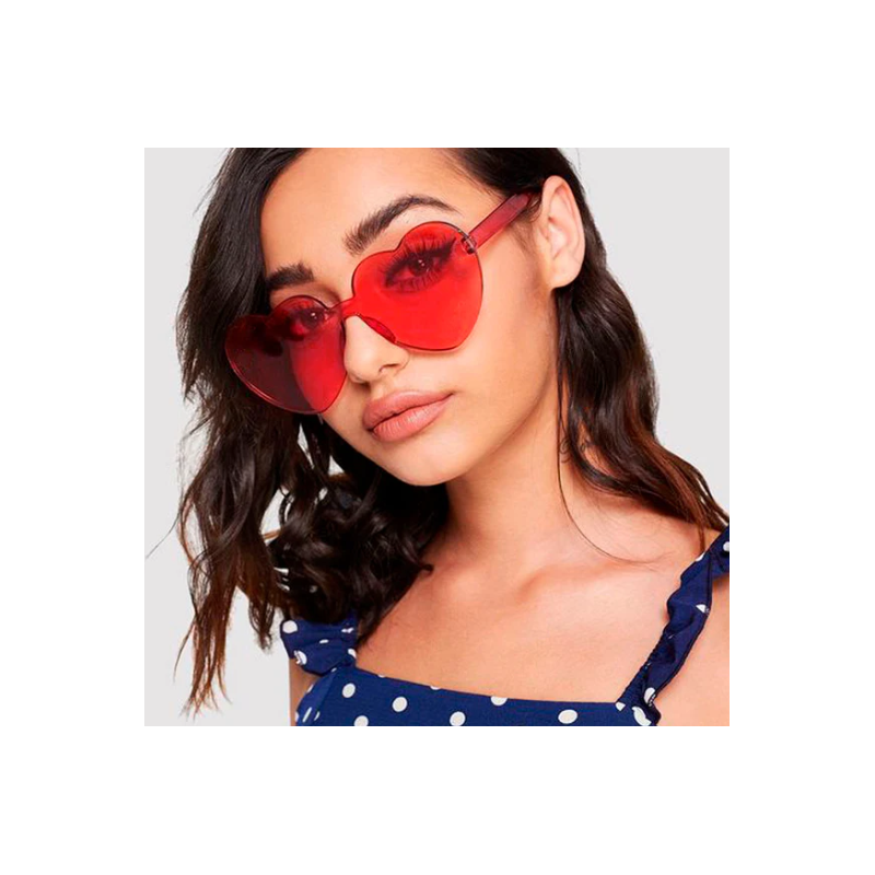gafas de corazón