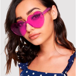 gafas de corazón
