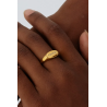 Anillo personalizable dorado
