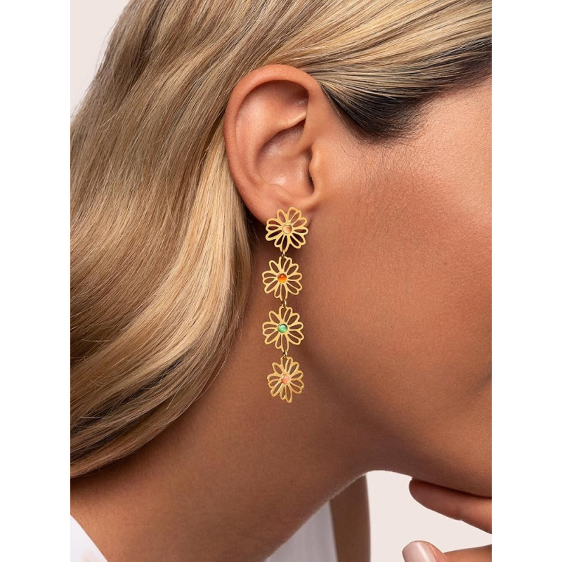 Pendientes Flor