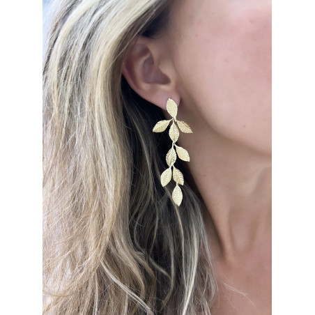Pendientes Hojas