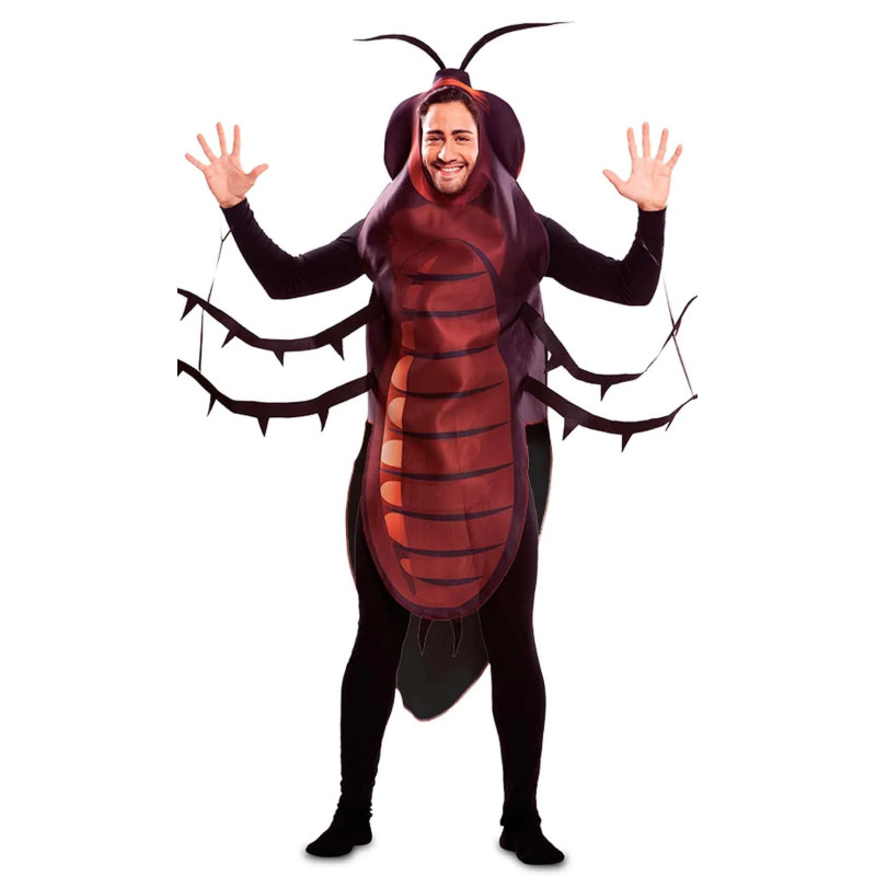 disfraz cucaracha marrón para adulto