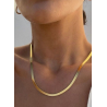 Collar snake dorado o plateado | Bella joyas