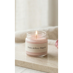 VELA AROMÁTICA PETALOS ROSA